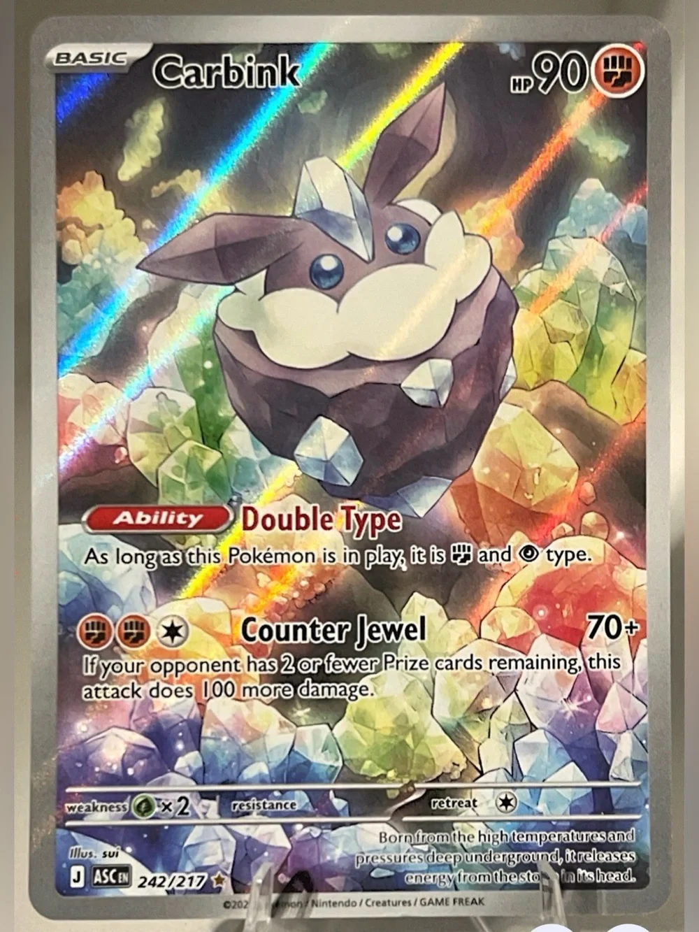 Pokémon TCG: Ascended Heroes - CARBINK 242/217 NM